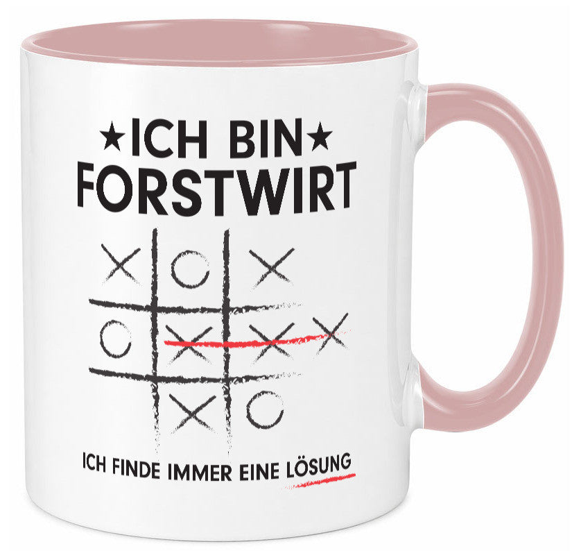 Lösung finden: Forstwirt | Waldarbeiter v2 Geschenkidee Arbeit Kollegen Büro