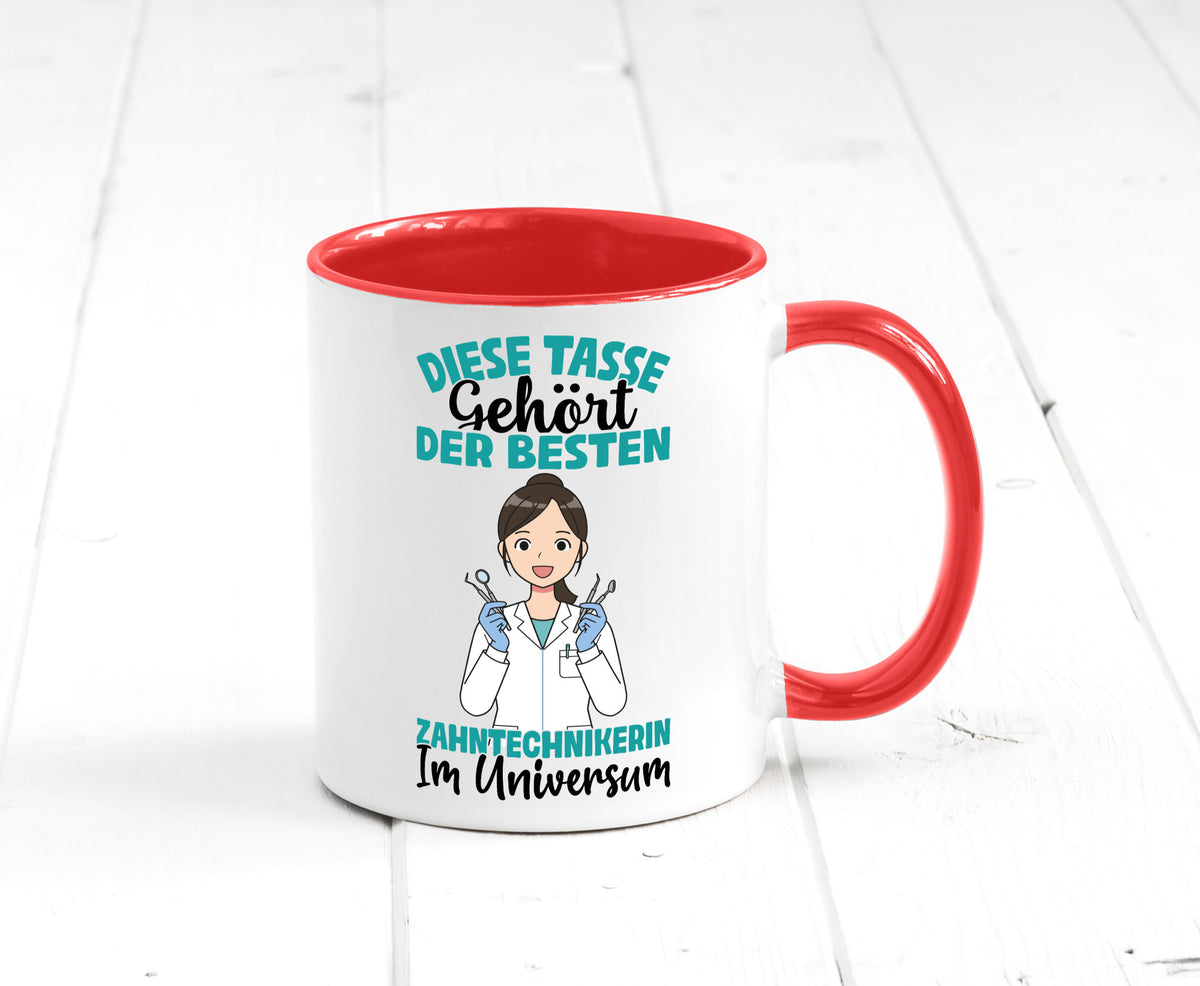 Im Universum: Zahntechnikerin | Zahnmedizin Humor Geschenkidee Tasse