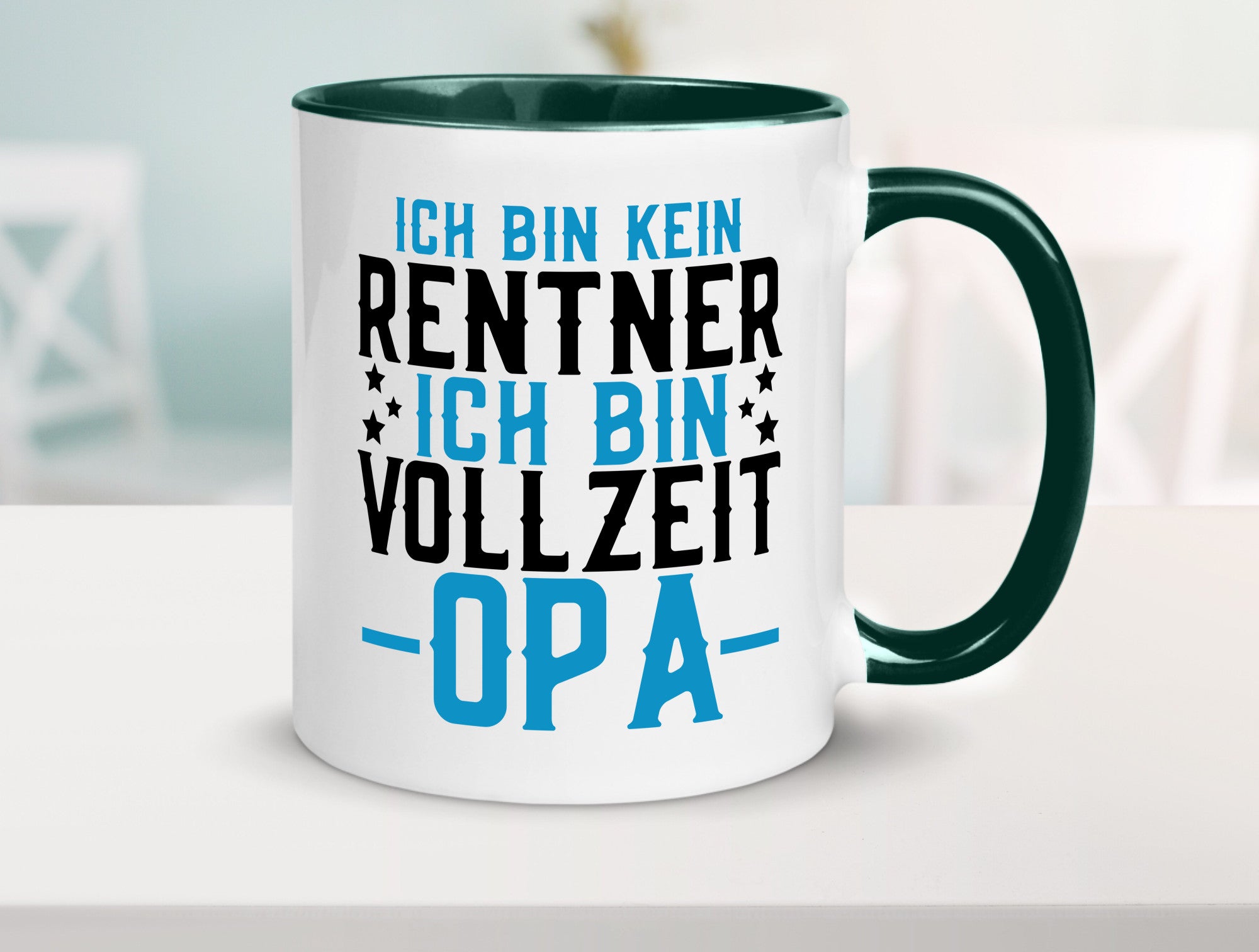 Rentner | Vollzeit Opa Pension Ruhestand Großvater lustiger Spruch Geschenk