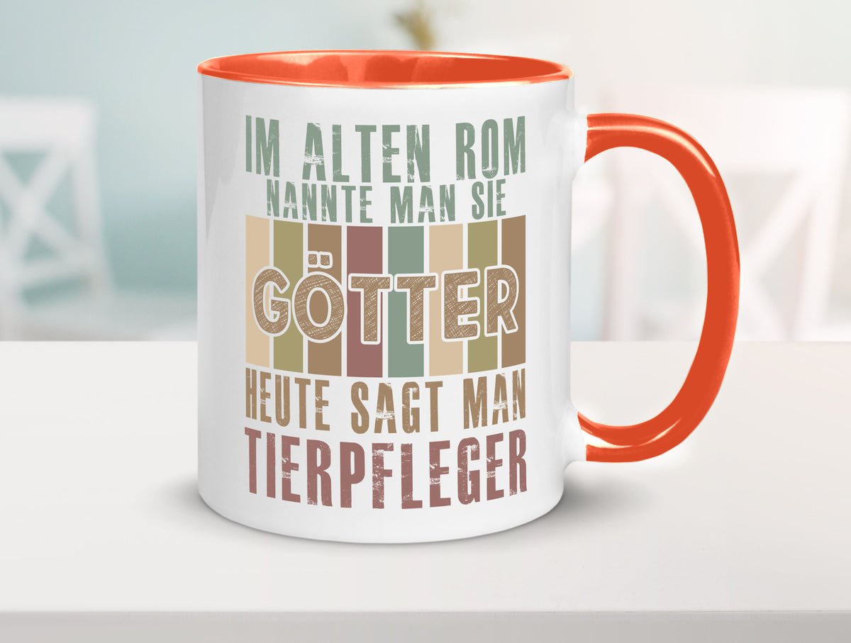 Heute sagt man: Tierpfleger | Pflegeberuf Tierheim lustiger Spruch Geschenk Tasse
