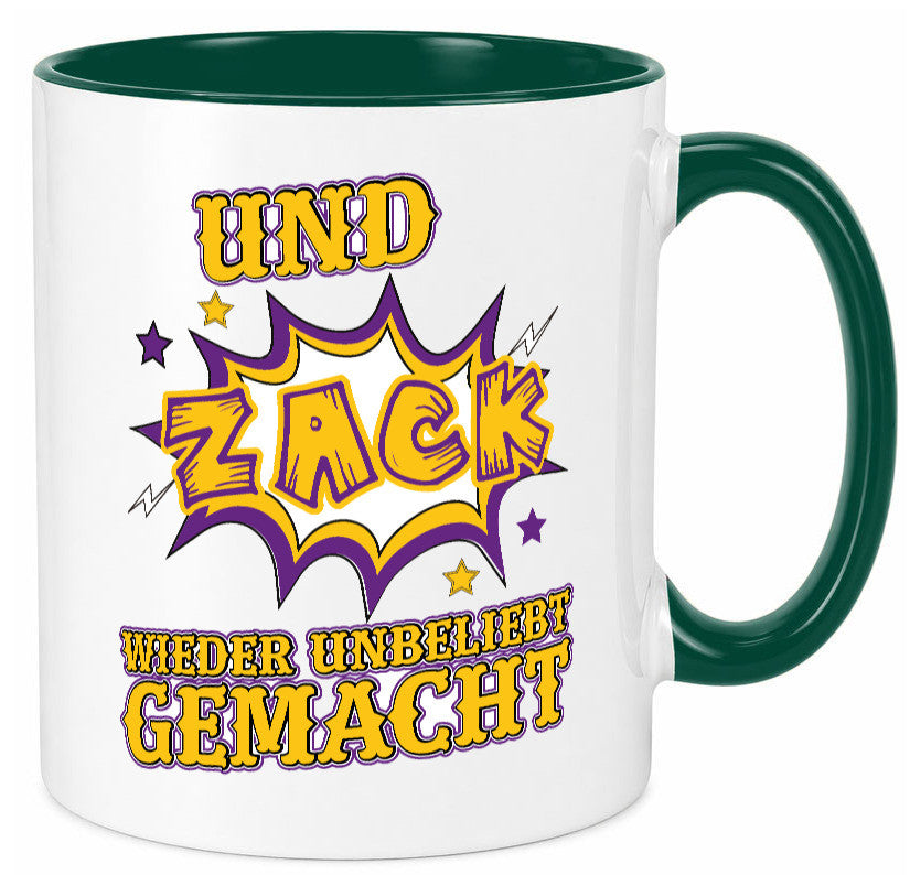 Wieder unbeliebt gemacht Geschenk Humor Geschenkidee lustiger Spruch Tasse