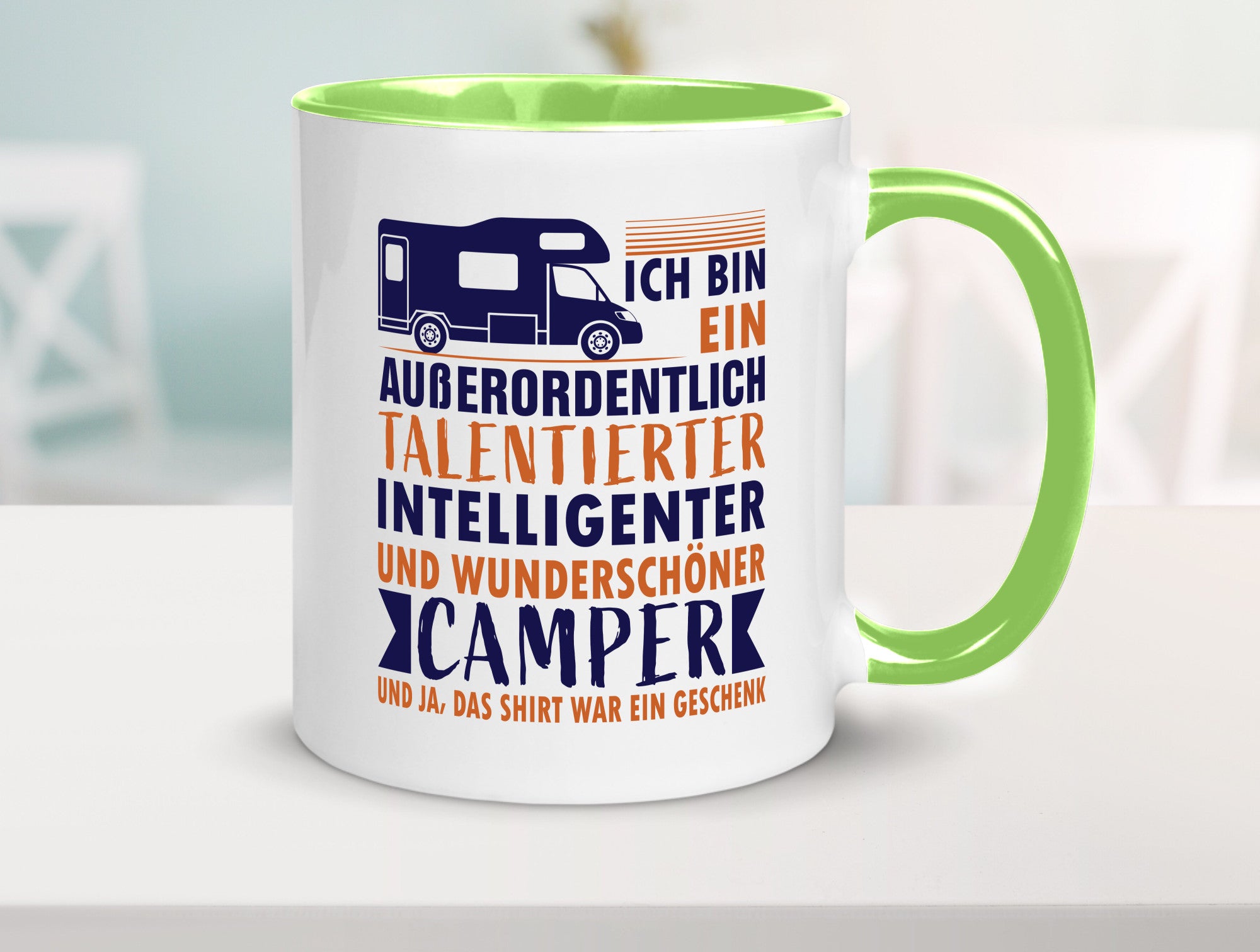 Talentierter | Intelligenter Wunderschöner Camper lustiger Spruch Geschenk