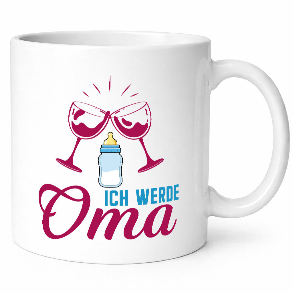 Ich werde Oma | Ankündigung Schwangerschaft Geschenkidee Familie Humor Tasse