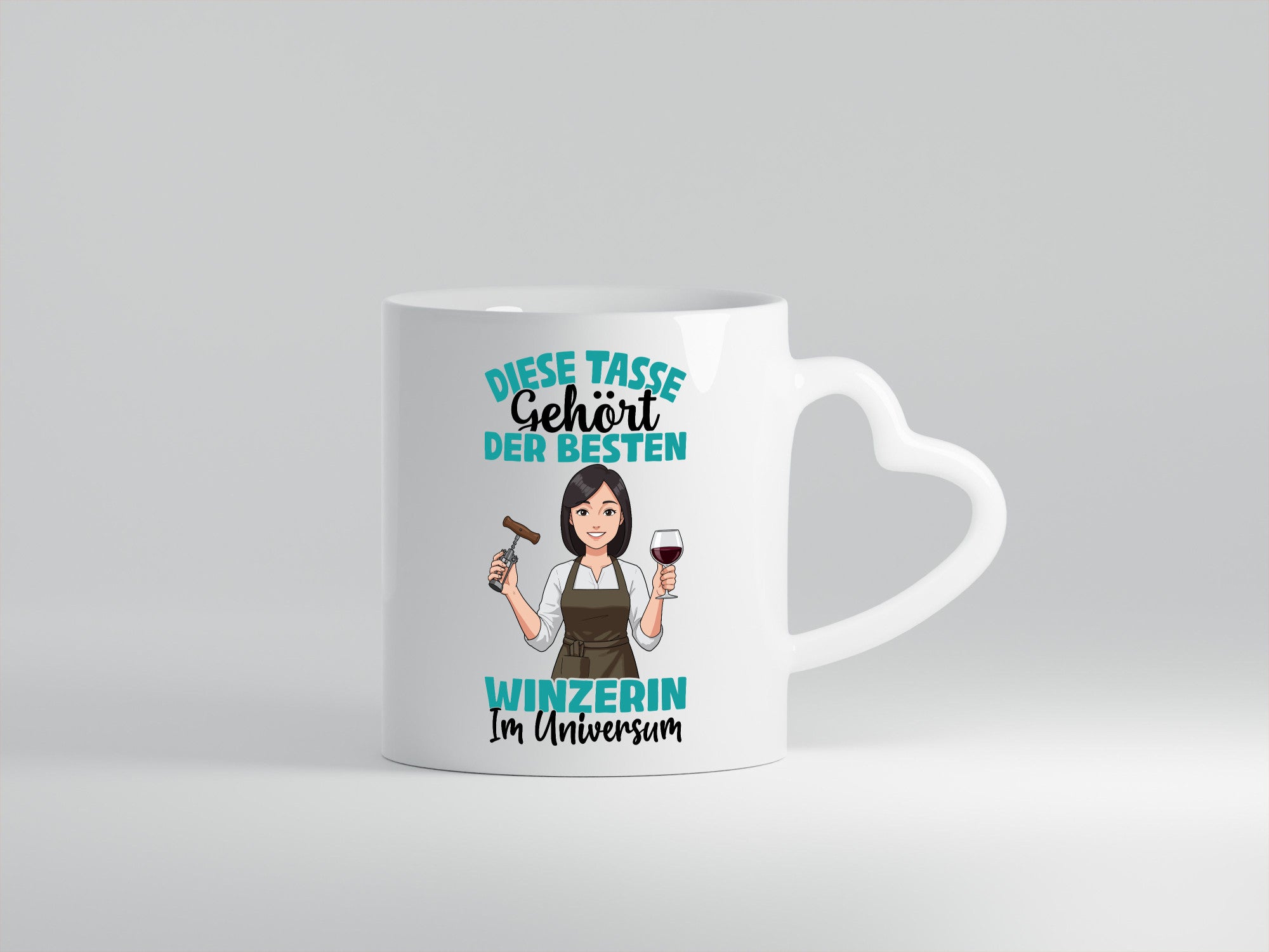 Im Universum: Winzerin | Weinbauer Wein lustiger Spruch Geschenk Humor