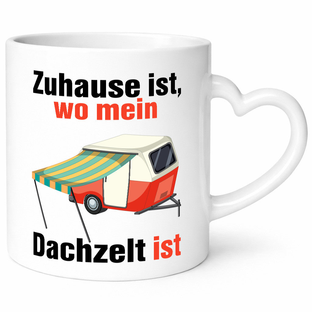 Zuhause ist wo mein Dachzelt | Zelten Campen lustig Humor Geschenkidee Geschenk
