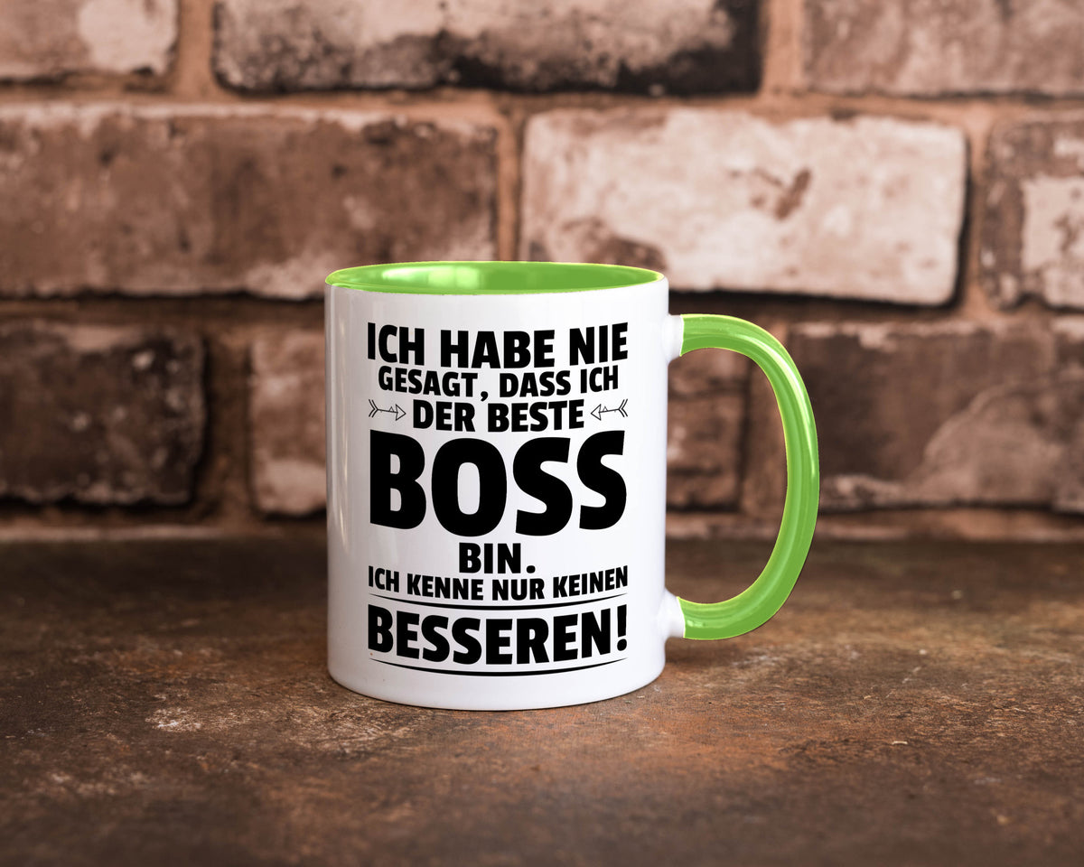 Der Beste Boss | Führungskraft Vorgesetzter lustiger Spruch Geschenk Humor Tasse