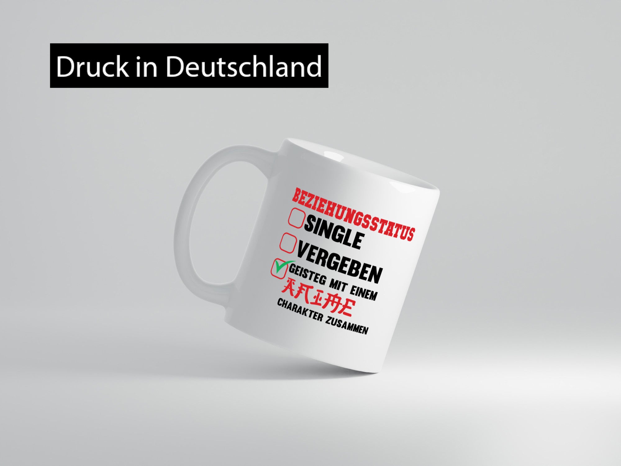 Beziehungsstatus | Single Vergeben Geistig mit einem lustiger Spruch Geschenk