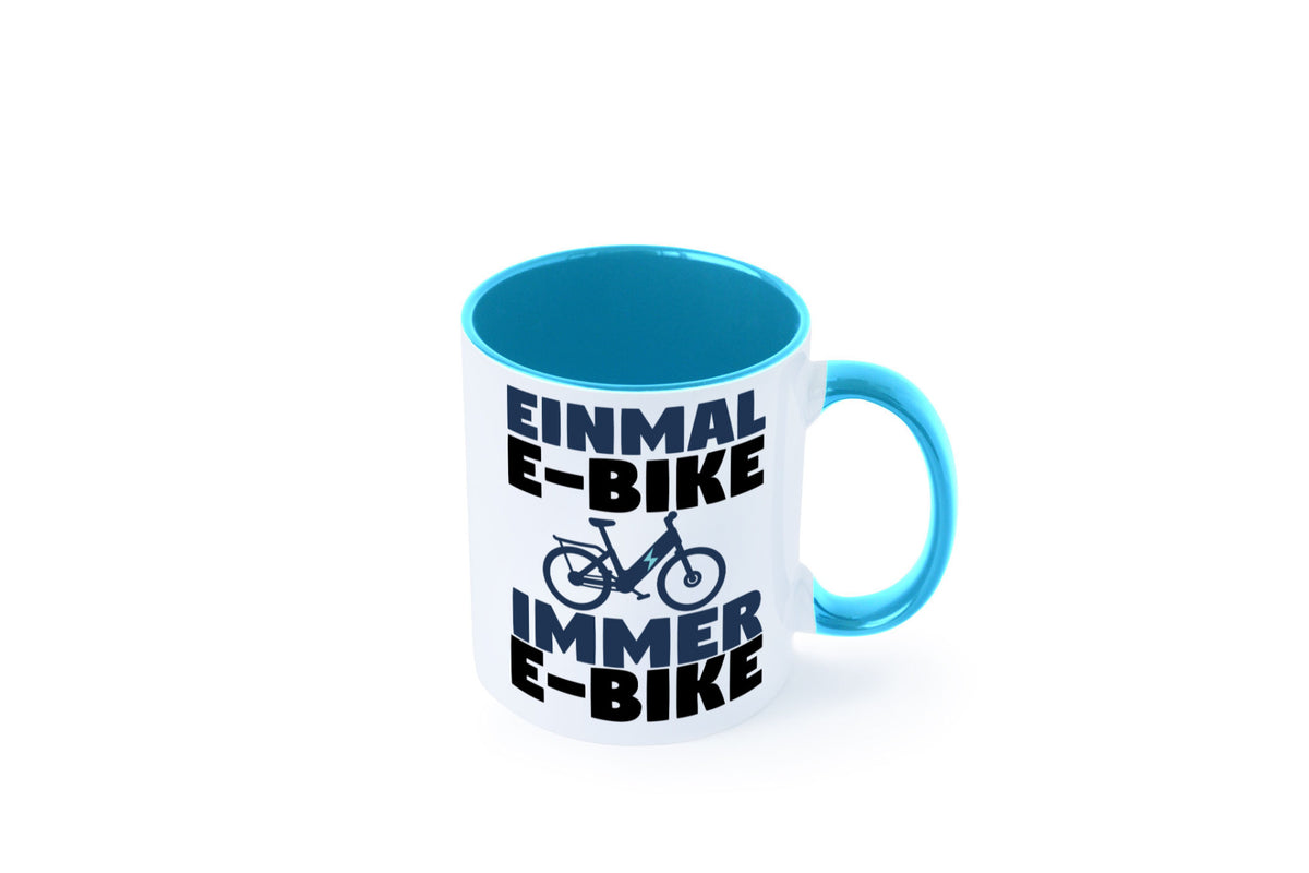 E-Bike Fahrer | Radfahrer Tasse Fahrrad Elektrorad lustiger Spruch Geschenk