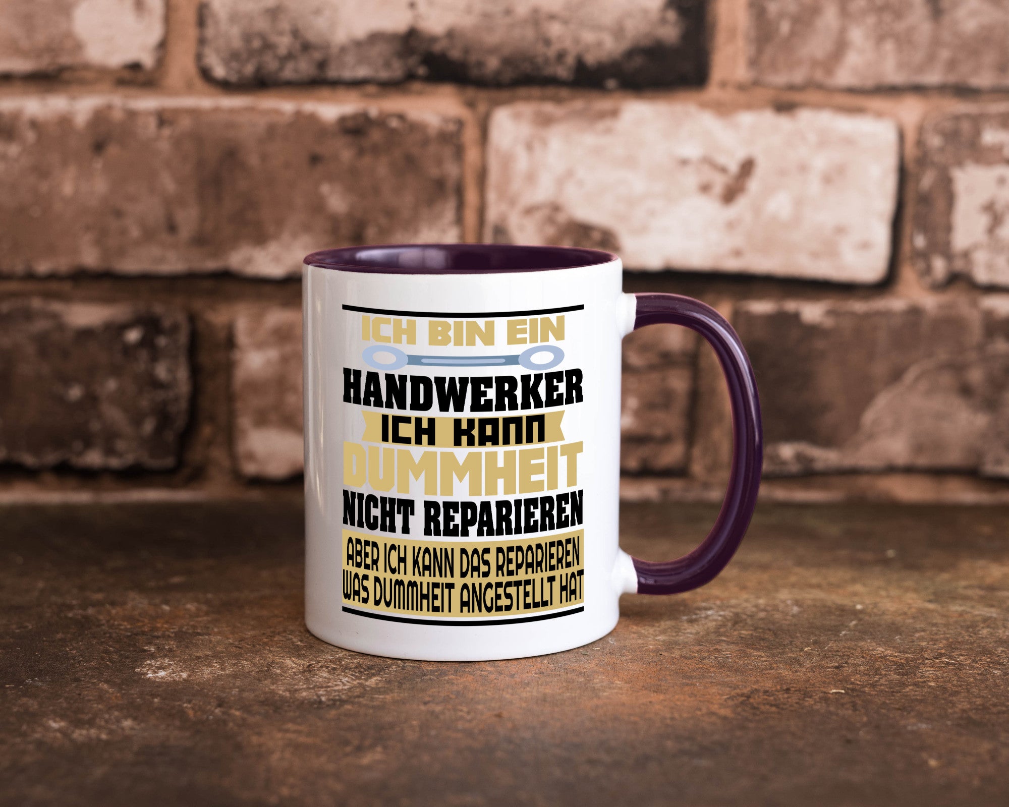 Ich bin Handwerker | Dummheit Schlechte Arbeit lustiger Spruch Geschenk