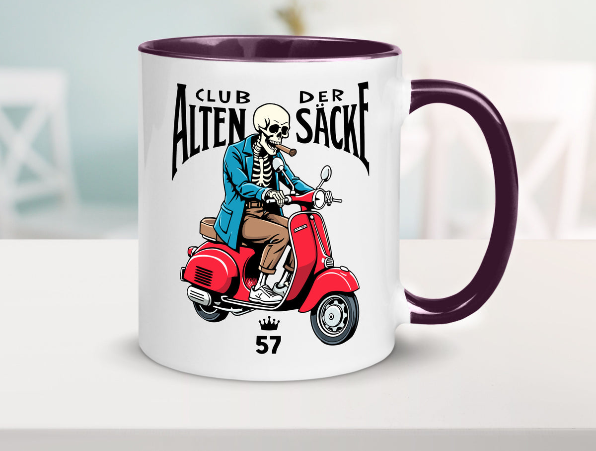 57. Geburtstag | 57 Jahre Club der alten Säcke v2 Geschenk Geschenkidee Tasse