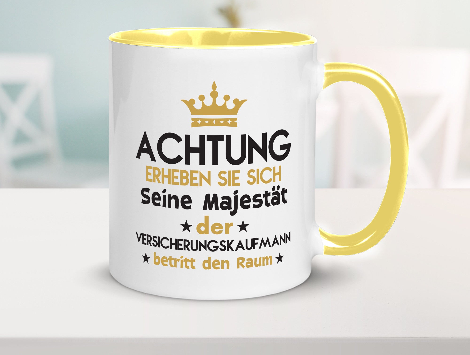 Seine Majestät Versicherungskaufmann | Kaufmann Geschenkidee Humor Tasse