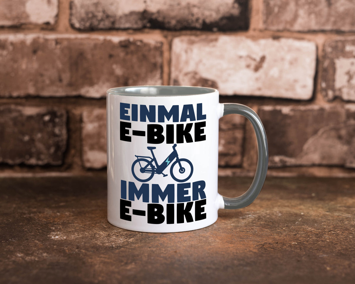 E-Bike Fahrer | Radfahrer Tasse Fahrrad Elektrorad lustiger Spruch Geschenk