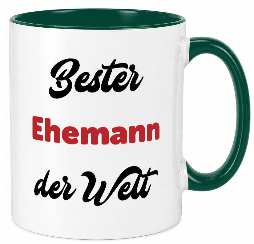 Bester Ehemann der Welt | Ehepaar Geschenkidee Humor Tasse