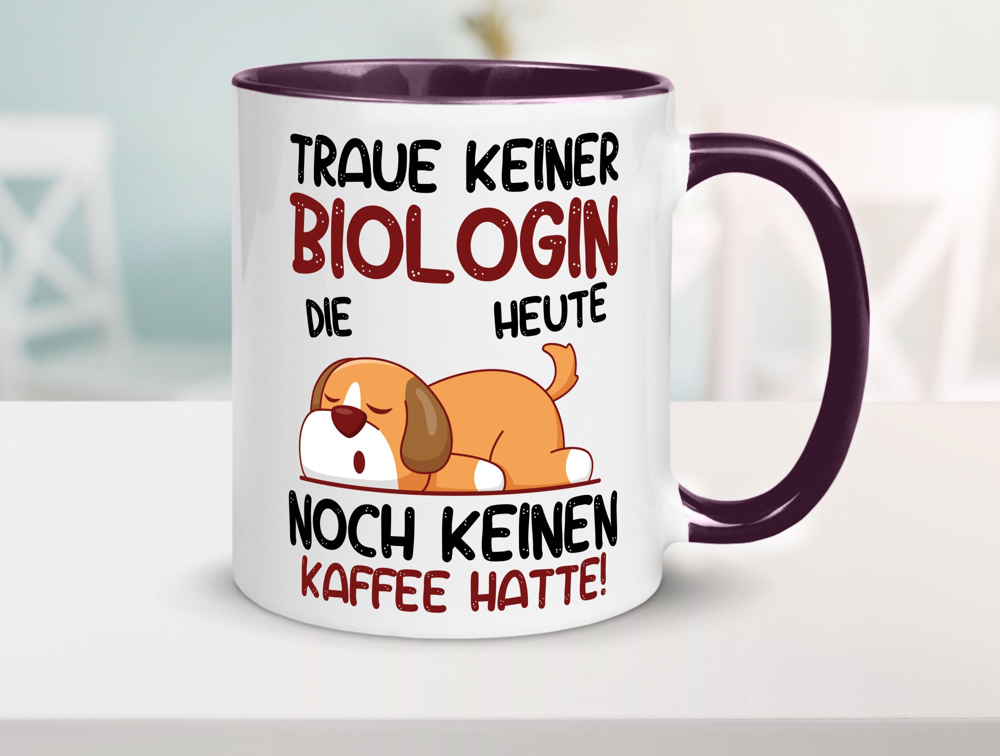 Traue keiner Biologin | Biologie Naturforscherin Geschenkidee Humor Tasse