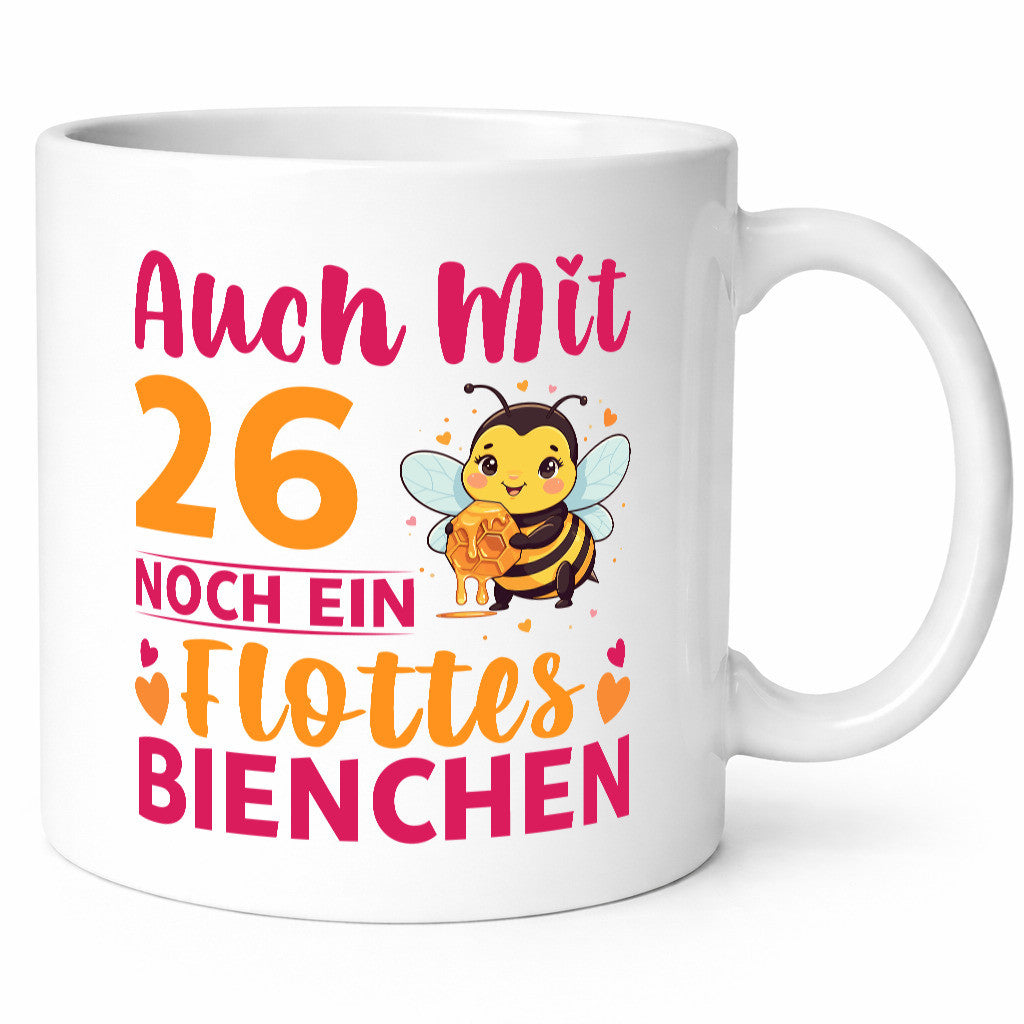26. Geburtstag | Flottes Bienchen 26 Jahre lustiger Spruch Geschenk
