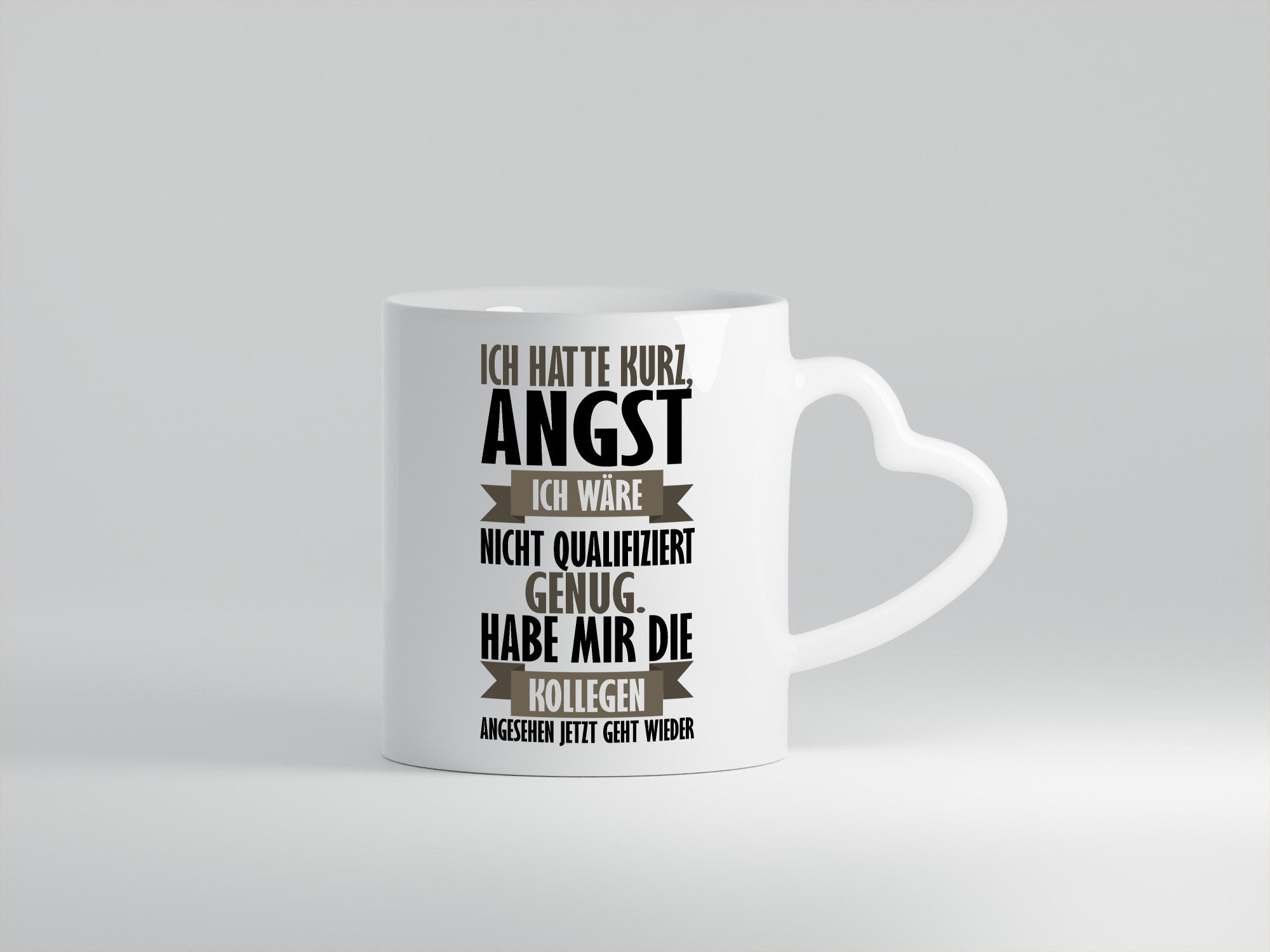 Ich habe Angst Geschenk Humor Geschenkidee lustiger Spruch Tasse