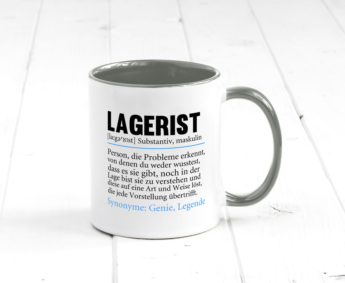 Lagerist | Spruch Beruf Lageristen Lager Arbeiter lustiger Geschenk Arbeit Tasse