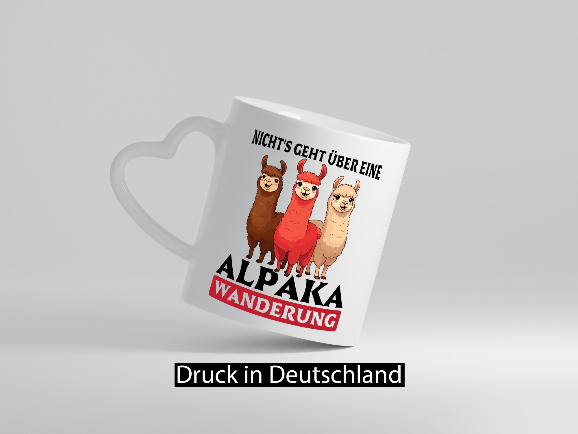 Nichts geht über eine Alpaka Wanderung | Lama Wandern lustig Humor Geschenkidee