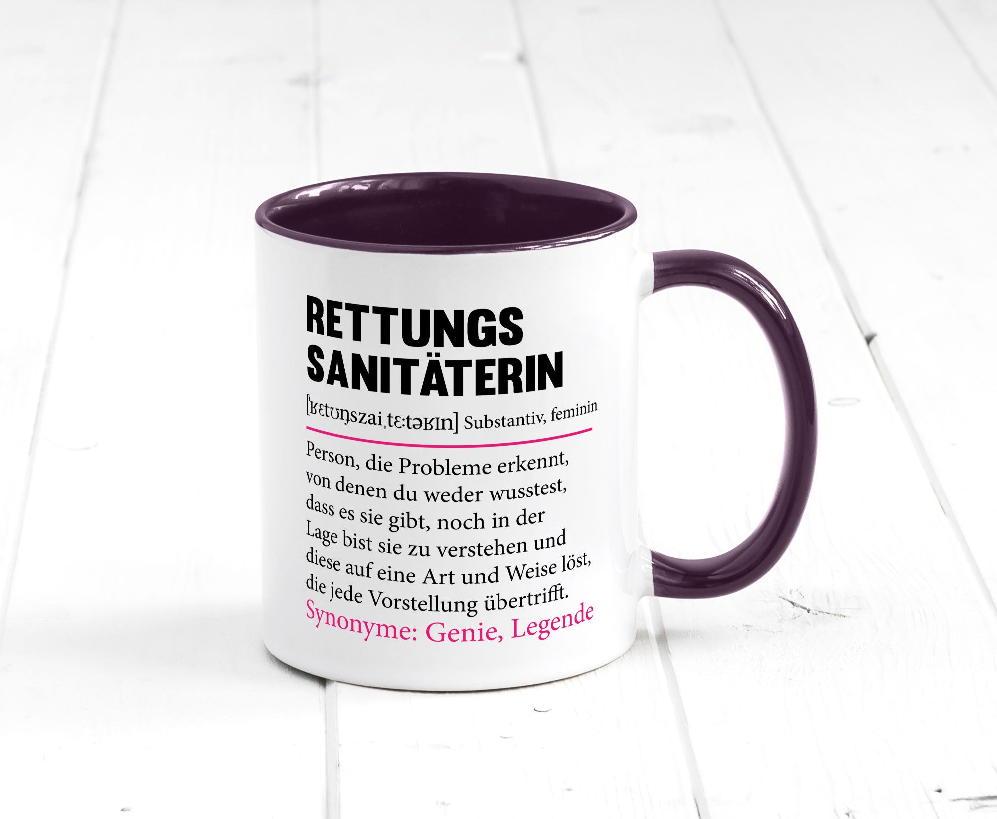 Rettungssanitäterin | Beruf Sanitäter Spruch v2 Humor Arbeit Kollegen Büro
