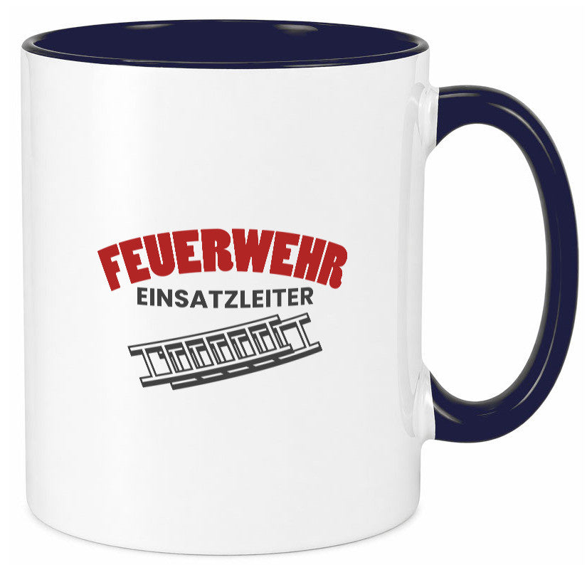 Feuerweher Einsatzleiter | Feuerwehrmann Feuerlöscher Geschenk Humor Tasse