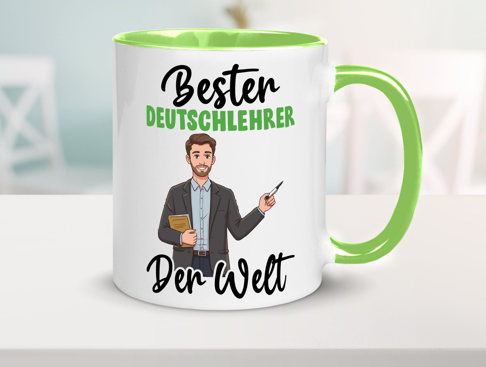 Bester Deutschlehrer | Lehrer Schule v2 lustiger Spruch Geschenk Humor
