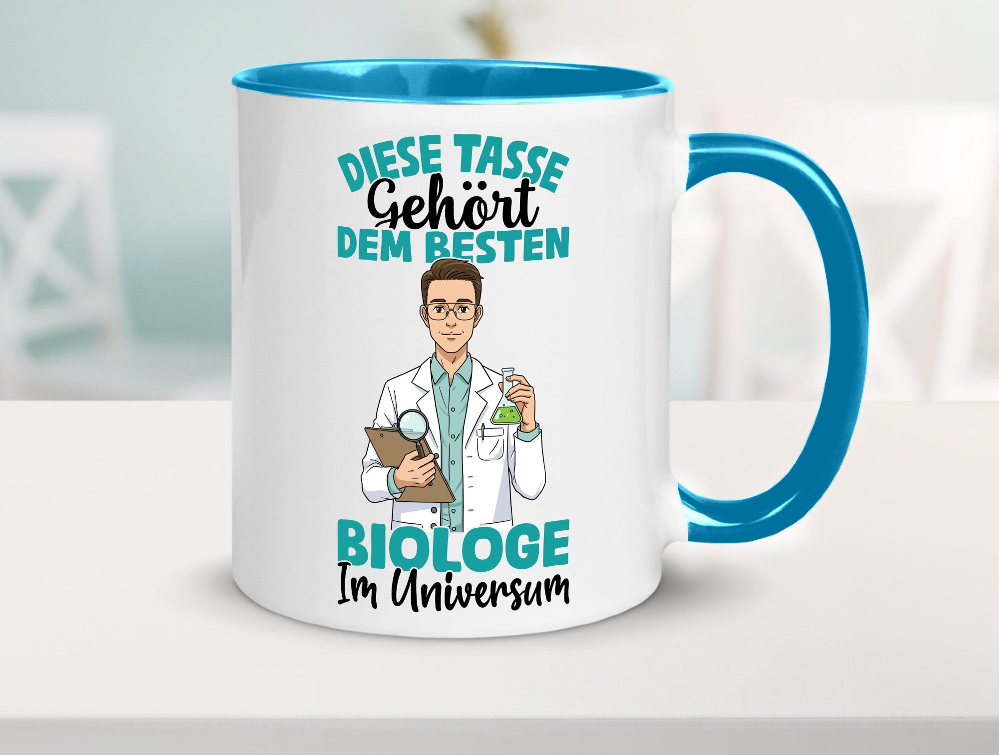 Im Universum: Biologe | Biologie Naturforscher Humor Geschenkidee Tasse