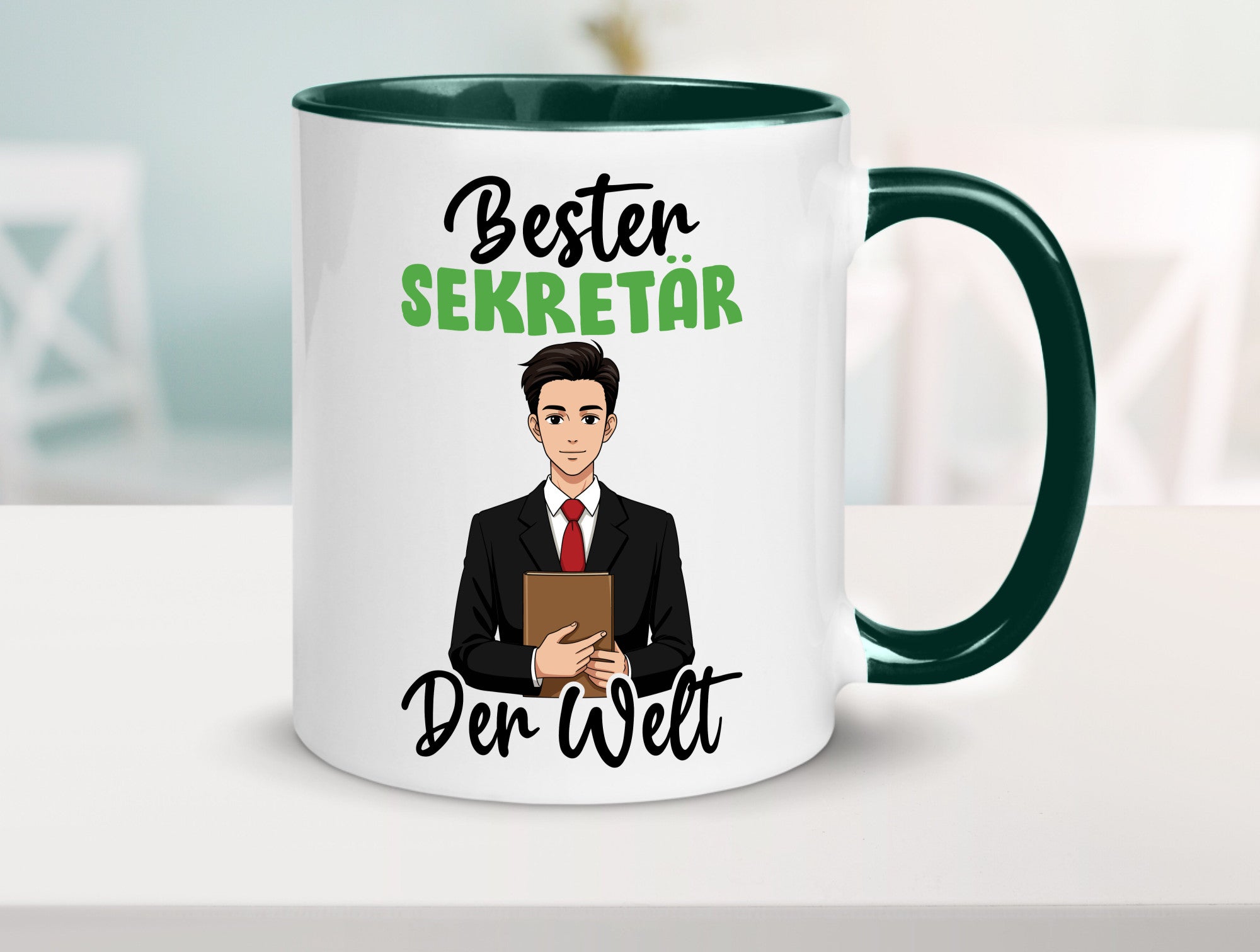 Bester Sekretär | Büro v2 lustiger Spruch Geschenk Arbeit Kollegen Tasse