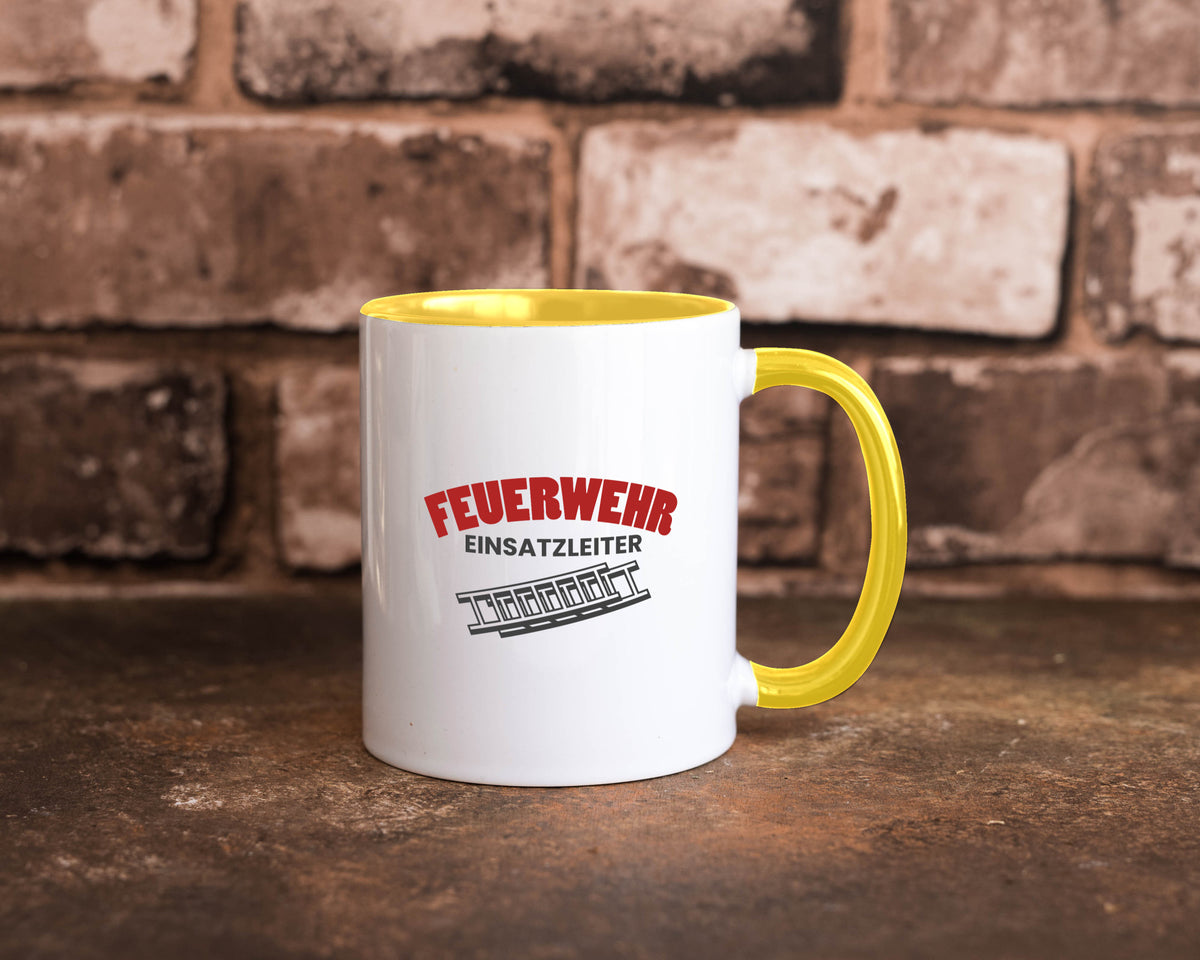 Feuerweher Einsatzleiter | Feuerwehrmann Feuerlöscher Geschenk Humor Tasse