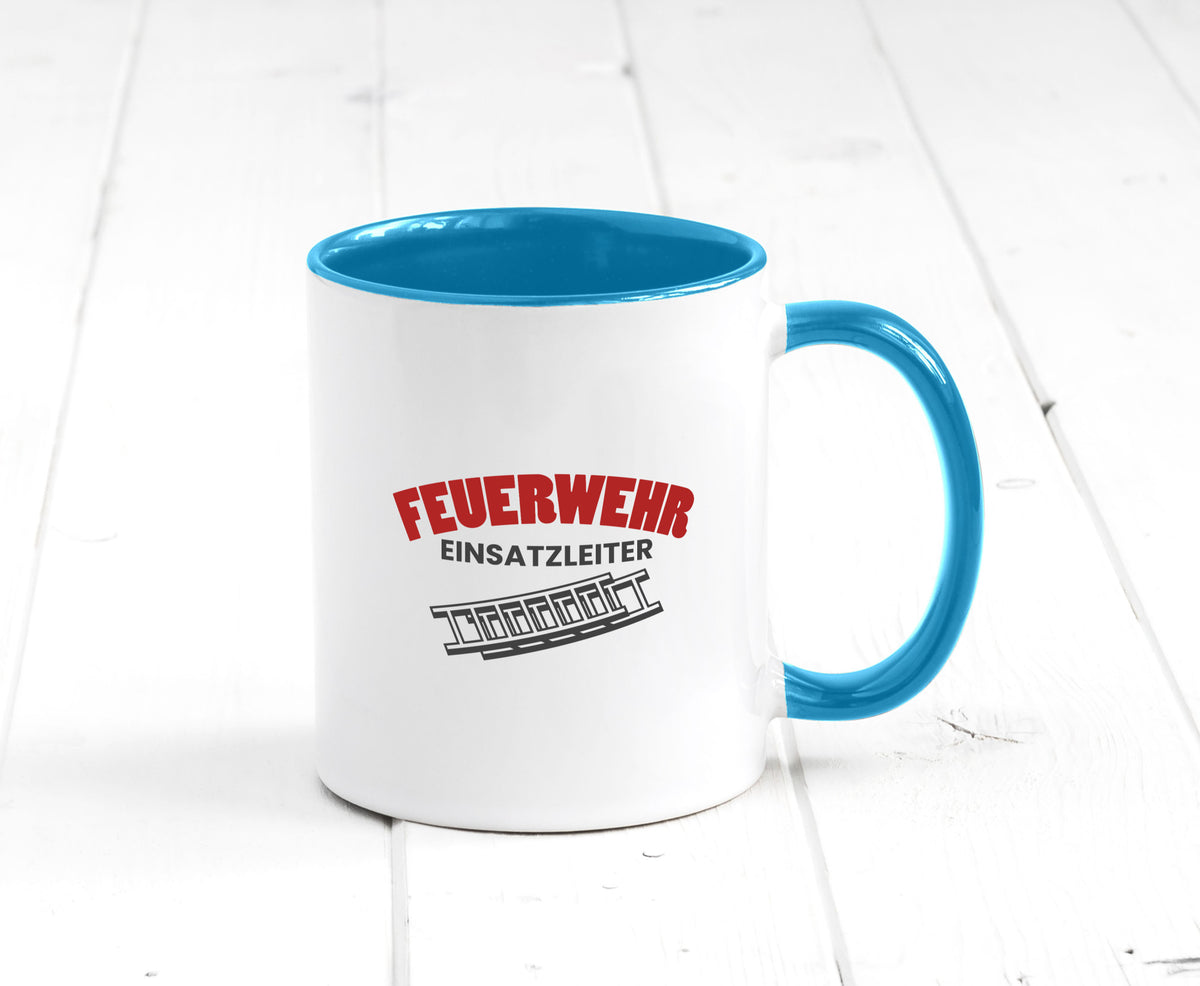 Feuerweher Einsatzleiter | Feuerwehrmann Feuerlöscher Geschenk Humor Tasse