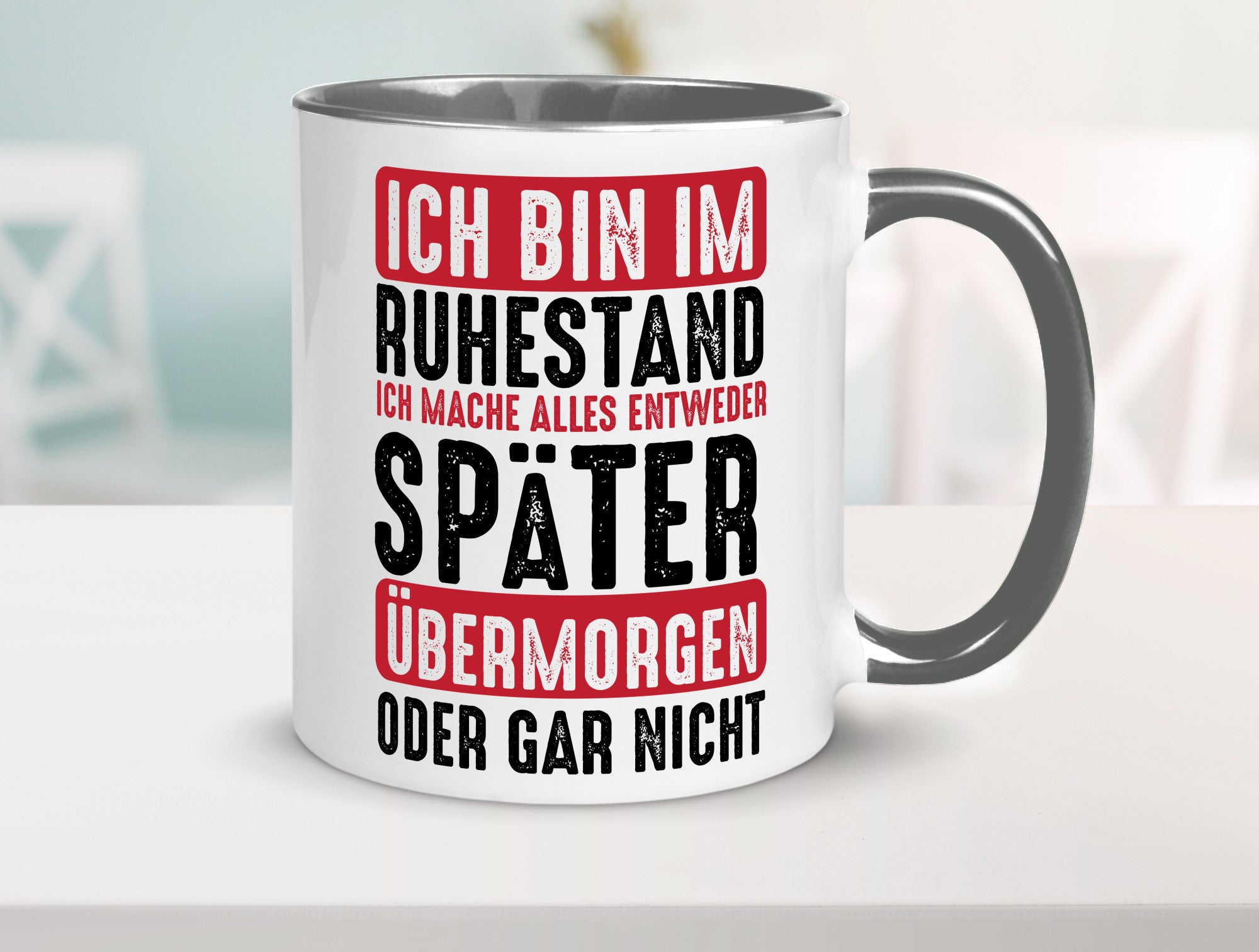 Ich mache alles später oder gar nicht | Rentner Ruhestand Geschenkidee Jubiläum