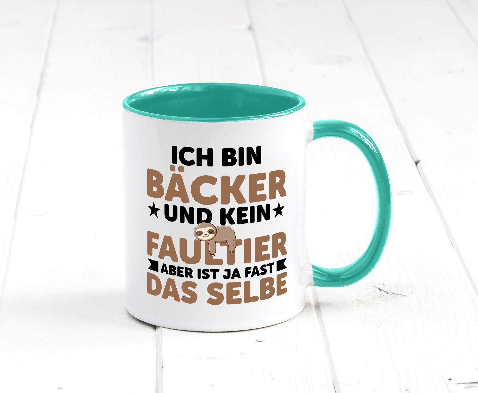 Ich bin kein Faultier: Bäcker | Bäckerei Backen Konditor Humor Tierliebhaber