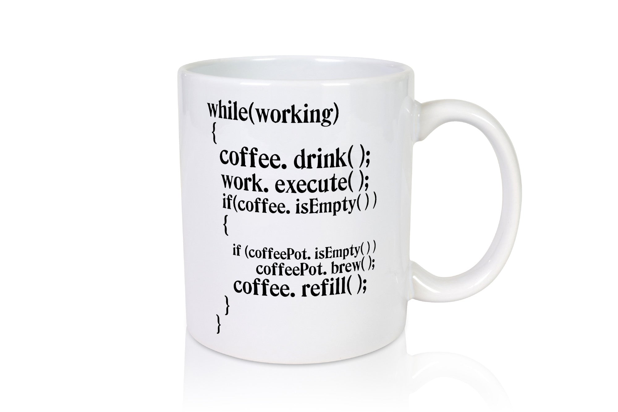 Code Kaffeetrinken | Informatiker Programmierer Nerd lustiger Spruch Geschenk