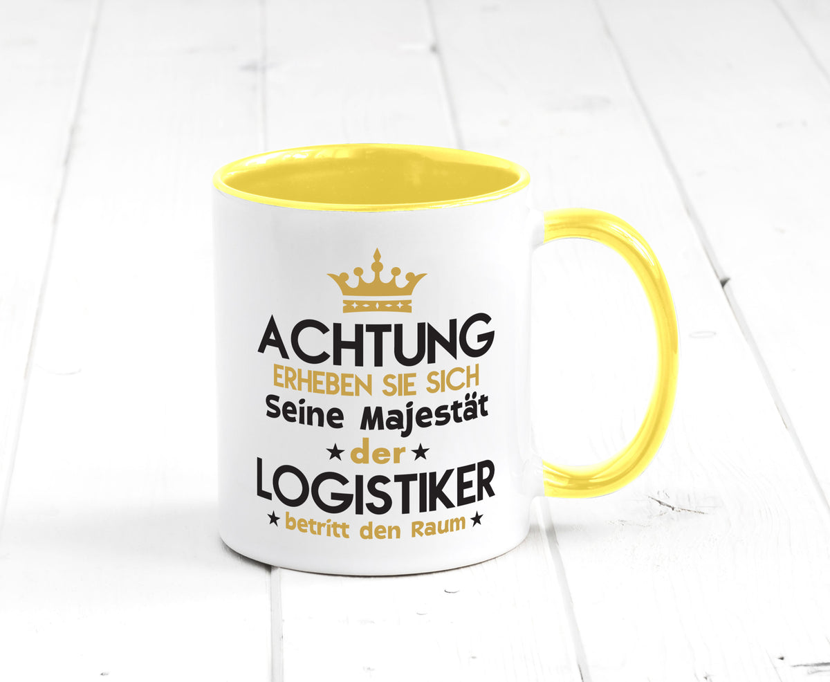 Seine Majestät Logistiker | Beruf Logistik lustiger Spruch Geschenk Arbeit Tasse