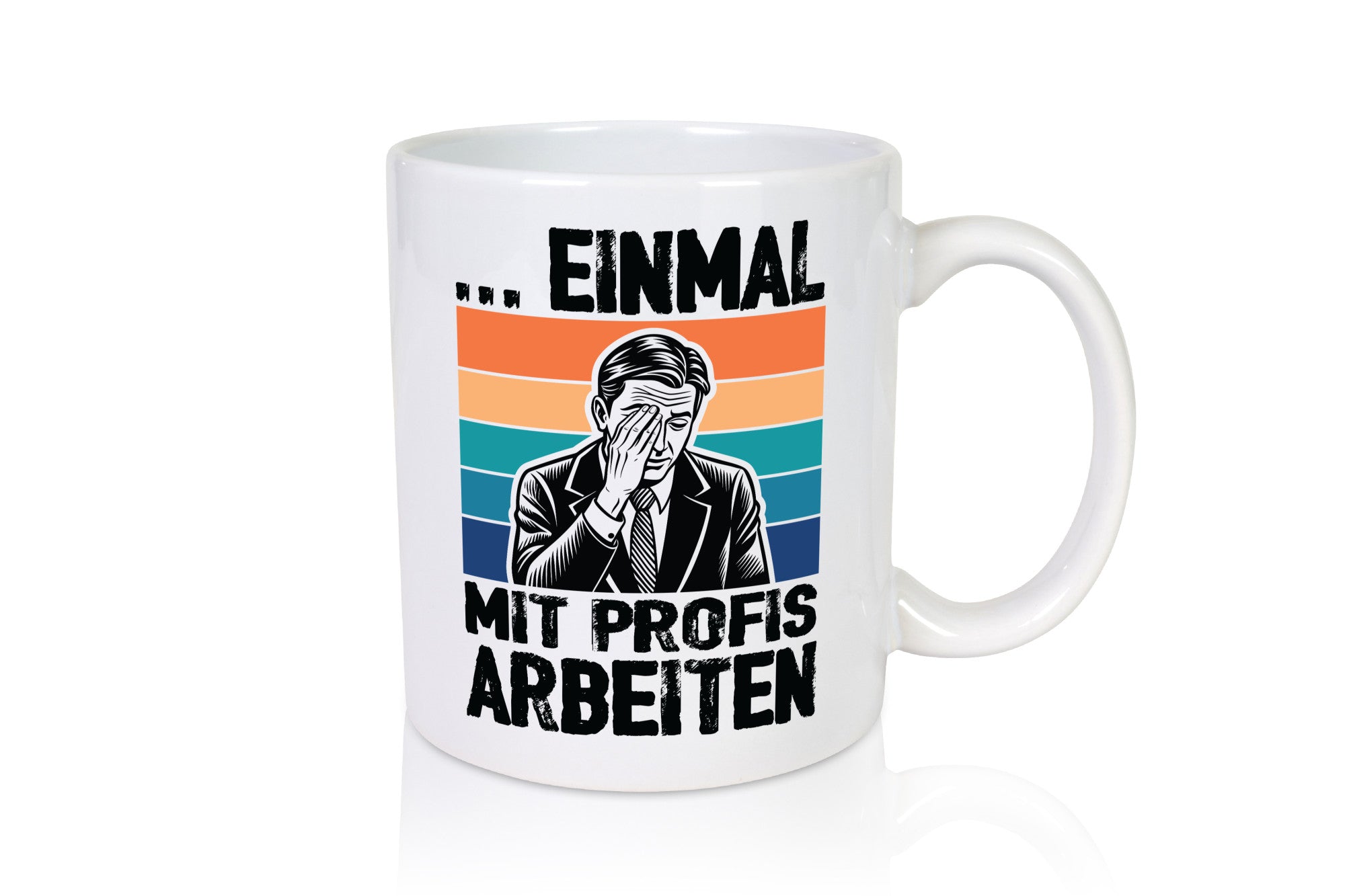 Einmal mit Profis arbeiten | Retro Arbeit v2 lustiger Spruch Geschenk Kollegen