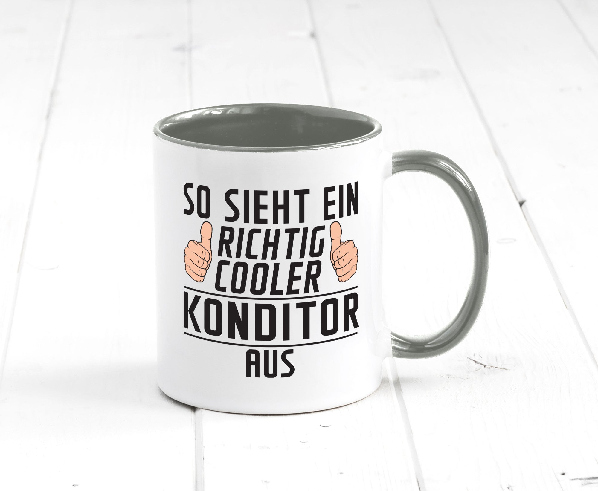Richtig Cooler Konditor | Konditorei lustig Humor Geschenkidee Geschenk Tasse