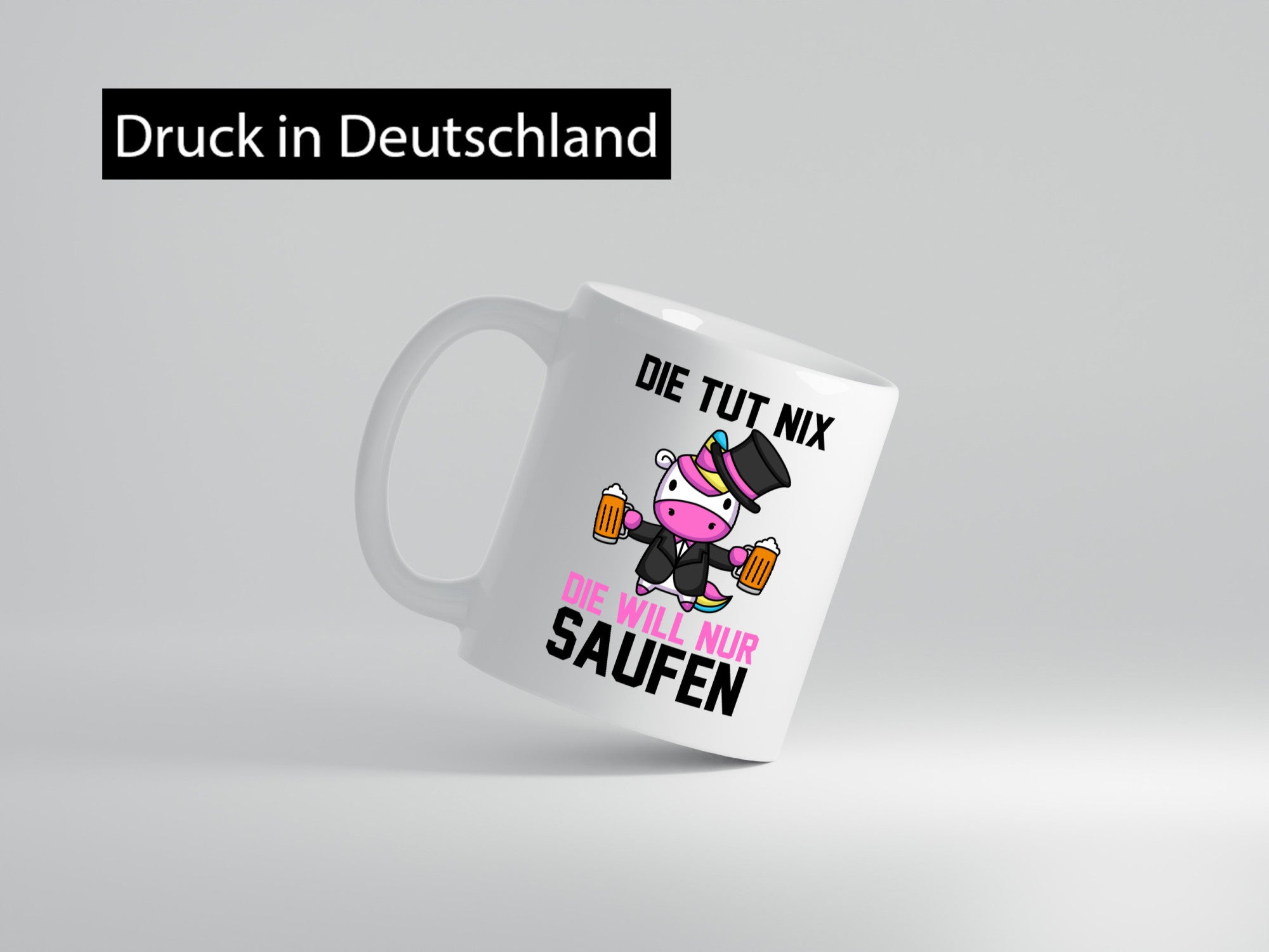 Die tut nix will nur Saufen | Einhorn Bier v2 lustig Humor Geschenkidee