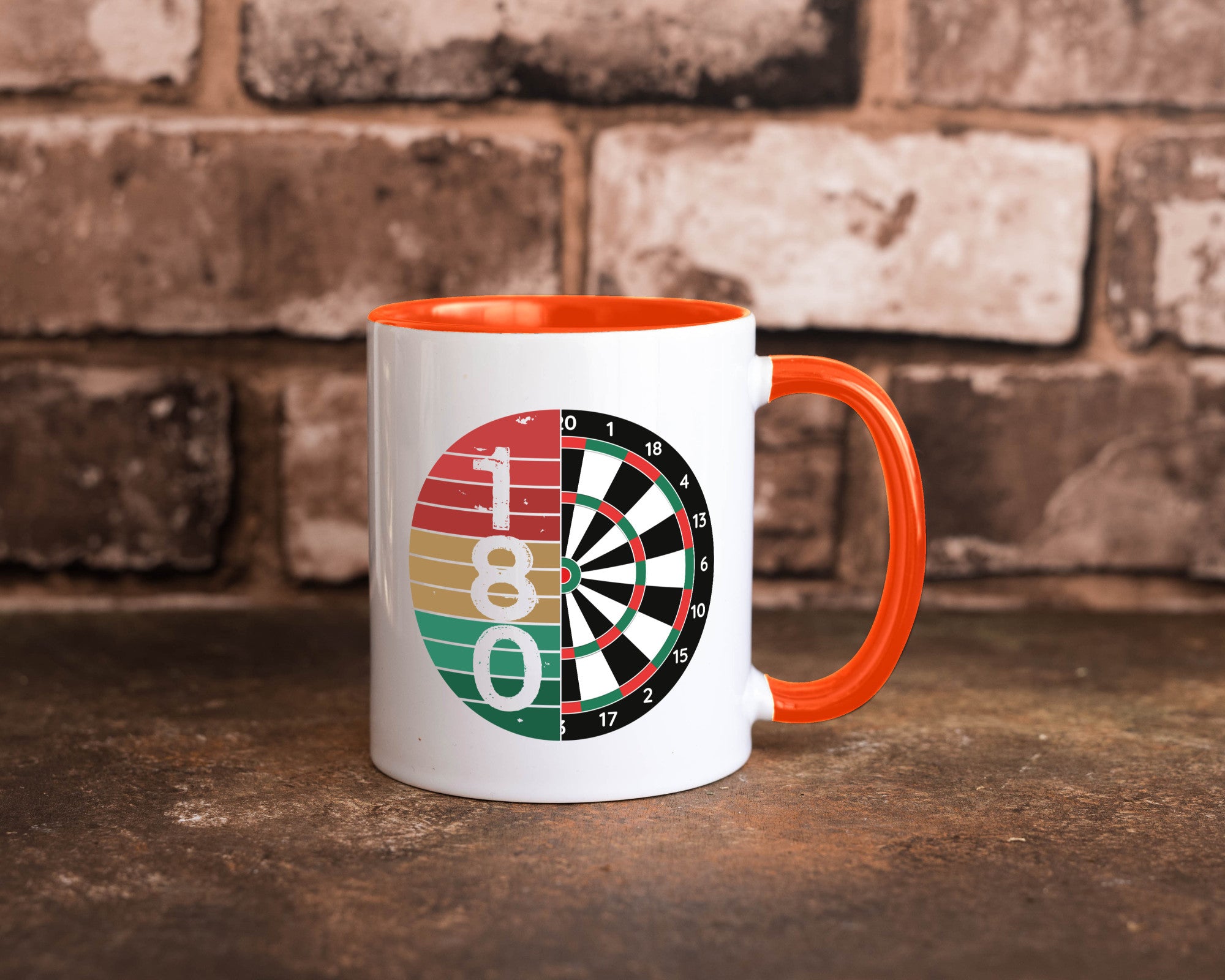 Dartsboard | Retro Dartspieler Kollege Freunde Geschenkidee Arbeit Kollegen