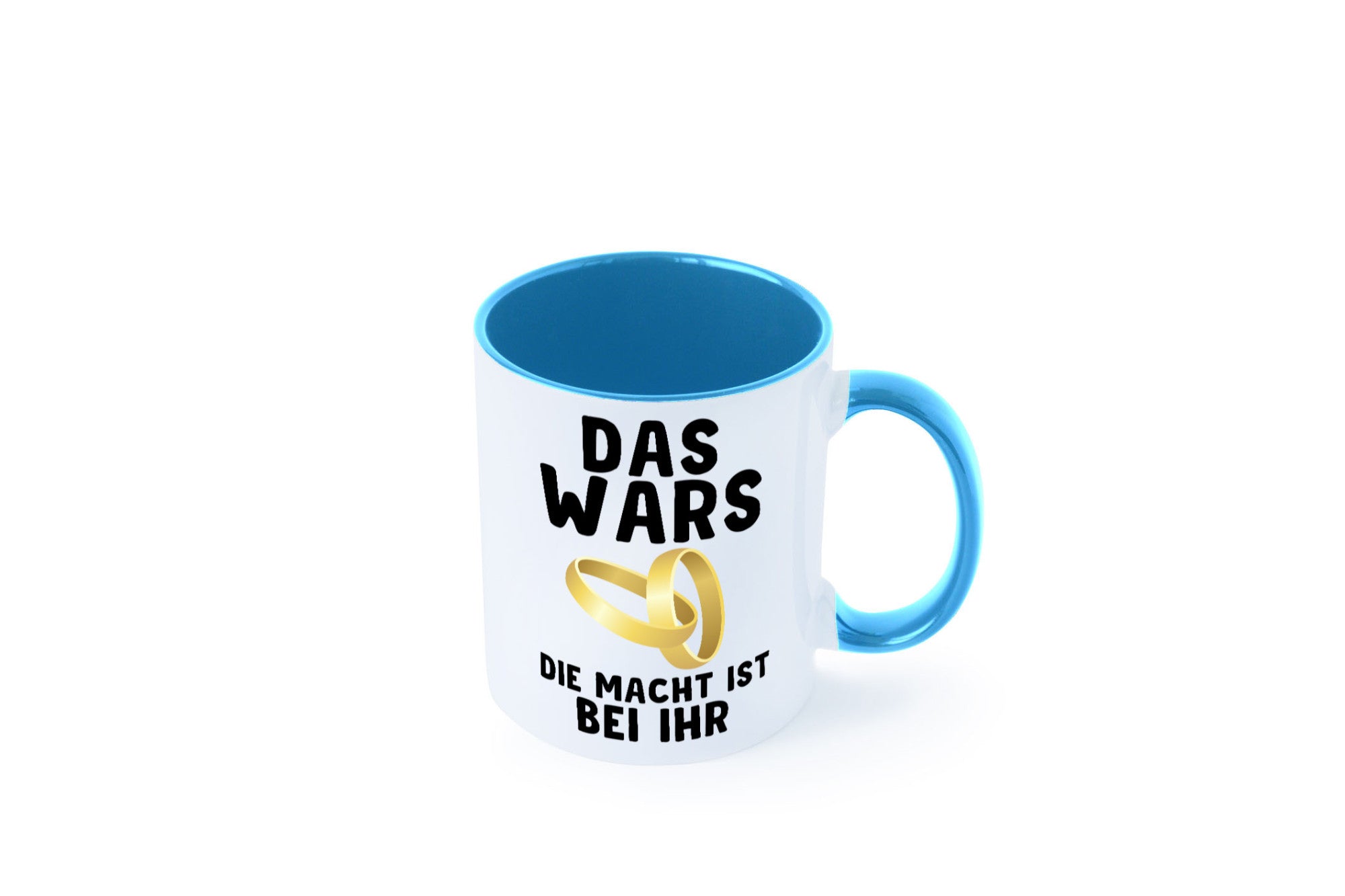 Die macht ist bei ihr | Hochzeit Tasse Ehemann Ehe Geschenk Humor Geschenkidee