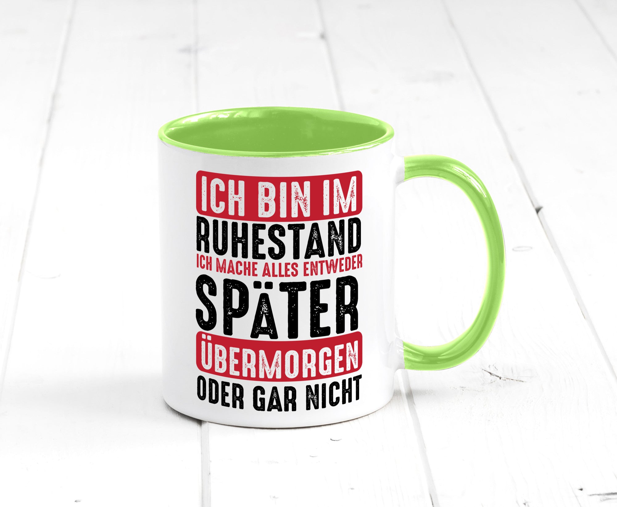 Ich mache alles später oder gar nicht | Rentner Ruhestand Geschenkidee Jubiläum