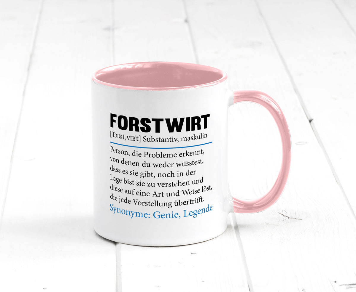 Forstwirt | Spruch Beruf Waldarbeiter lustig Geschenkidee Arbeit Kollegen Büro Tasse