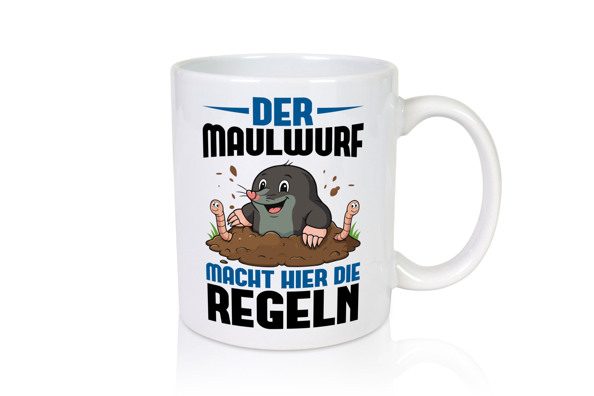 Der Maulwurf macht hier die Regeln | Gärtner Geschenk Humor Geschenkidee