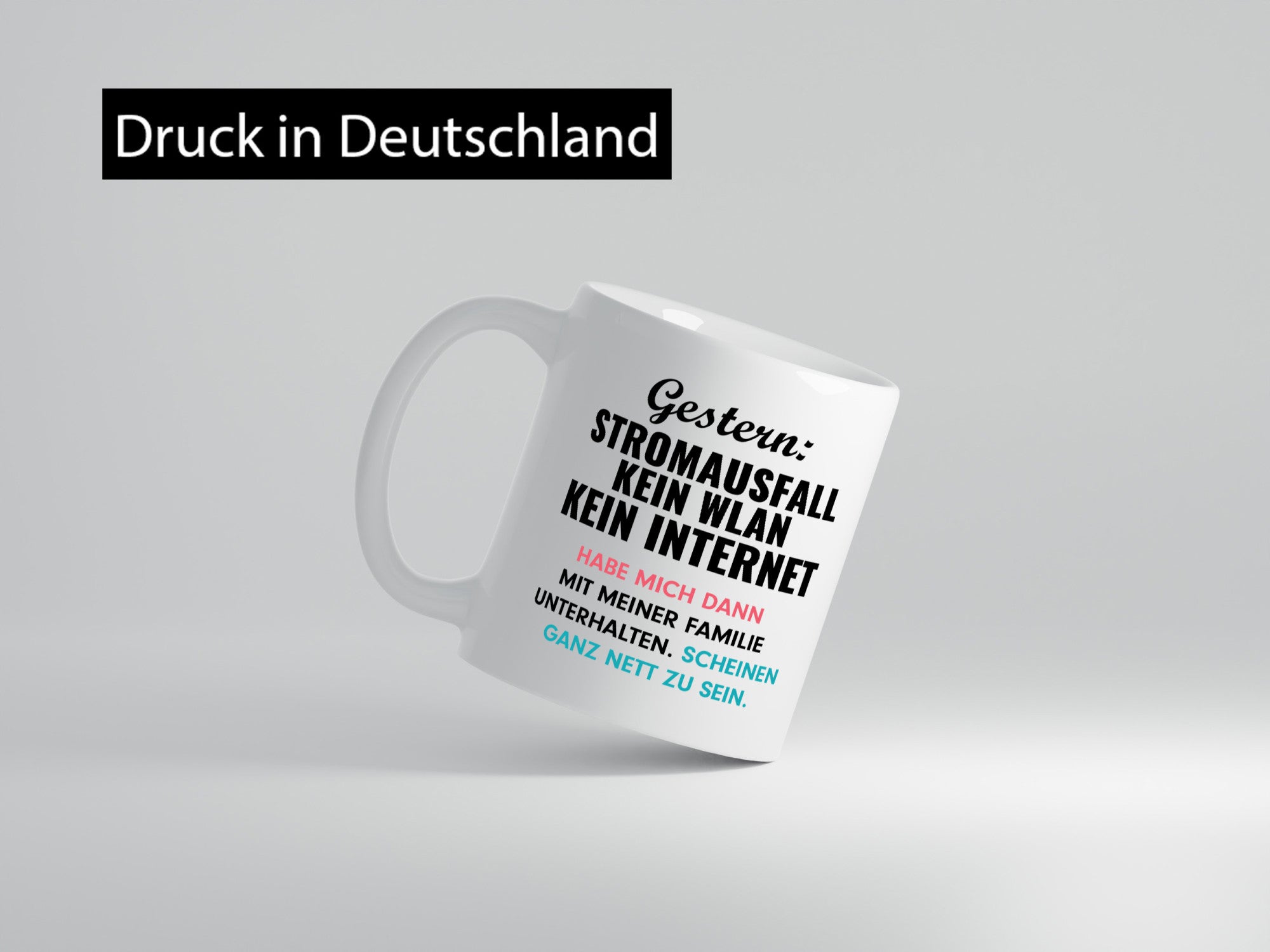 Stromausfall | Nette Familie Kein Internet Geschenk Geschenkidee lustiger