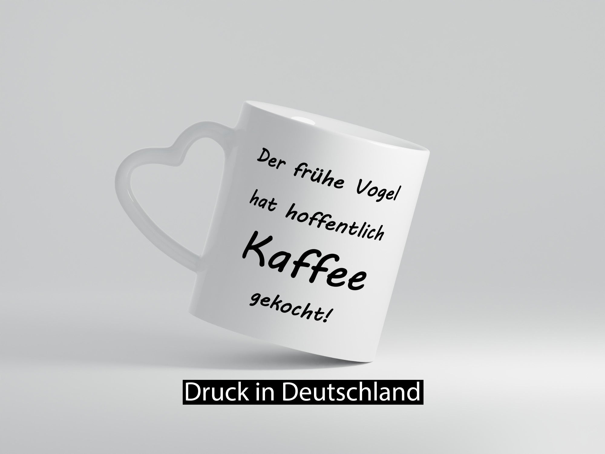 Der frühe Vogel hat hoffentlich Kaffee gekocht! lustiger Spruch Geschenk Humor
