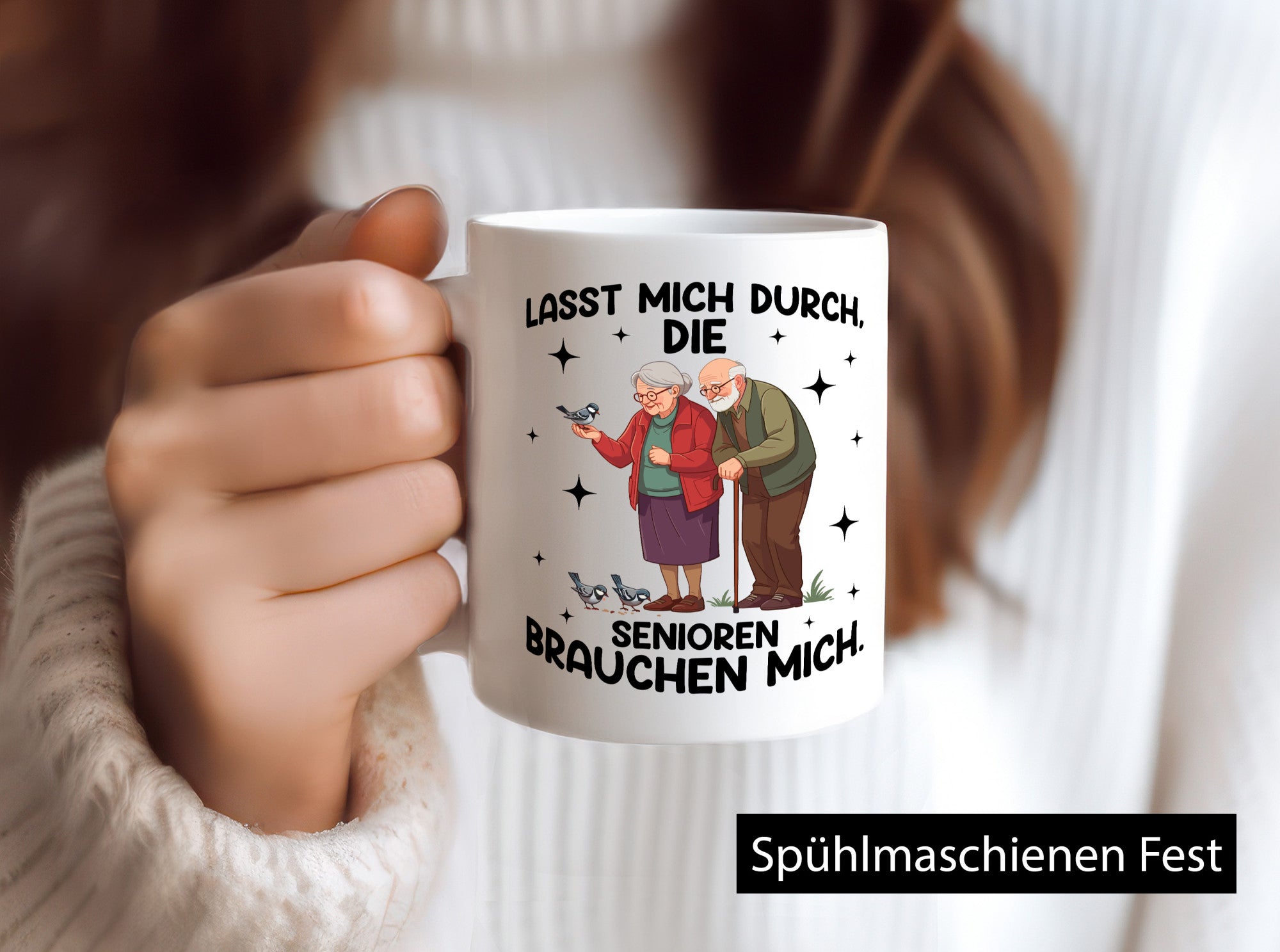 Senioren brauchen mich | Altenpflege Pflegekraft lustiger Spruch Geschenk Humor