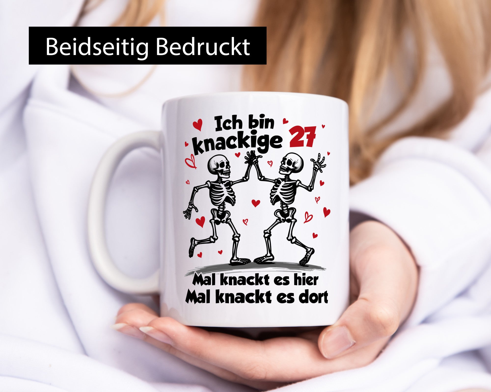 27. Geburtstag | Knackige 27 Ich bin alt v2 Humor Geschenkidee Tasse