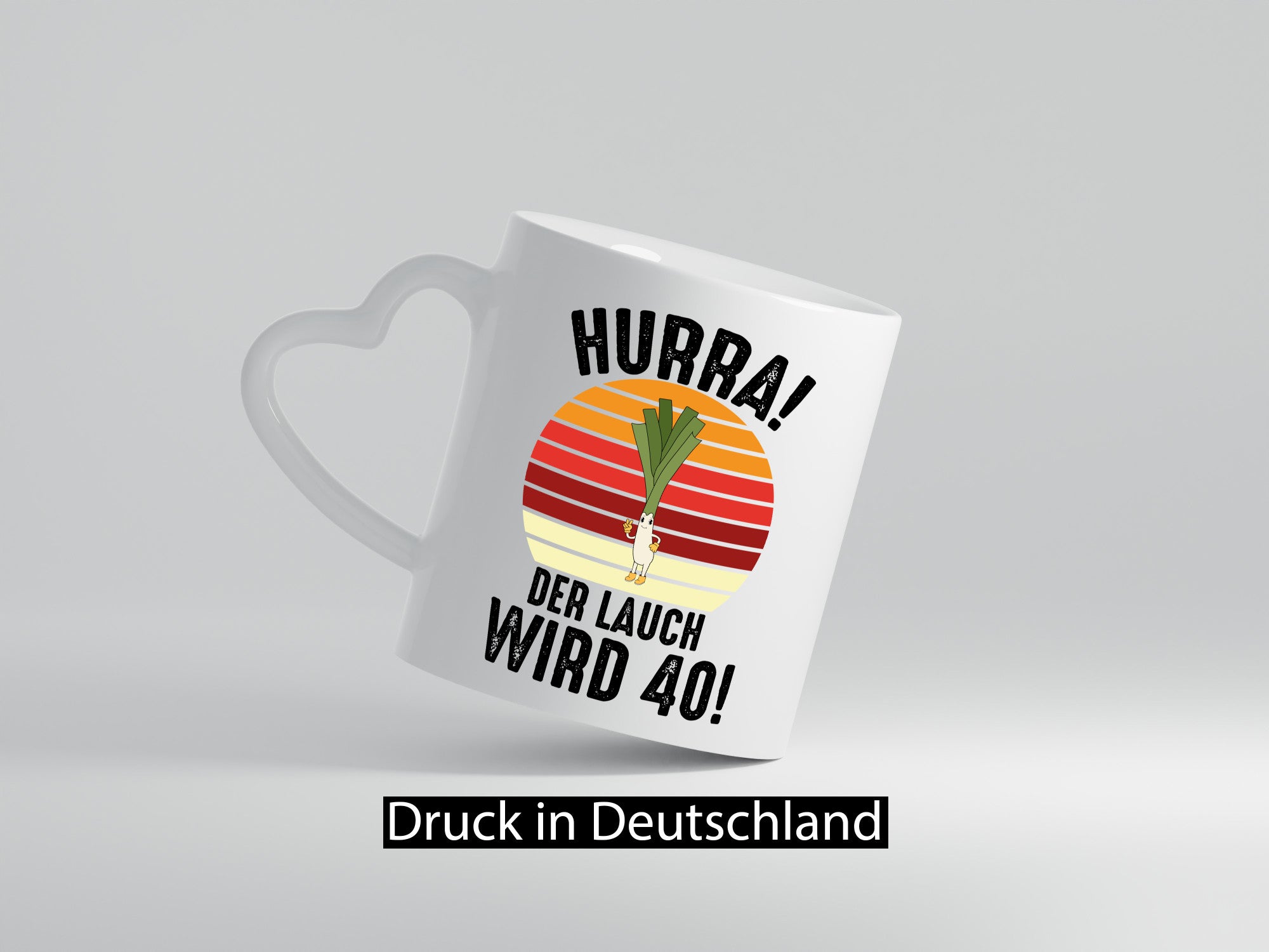 Hurra der lauch wird 40 | 40. Geburtstag Ehrentag Geschenk Geschenkidee