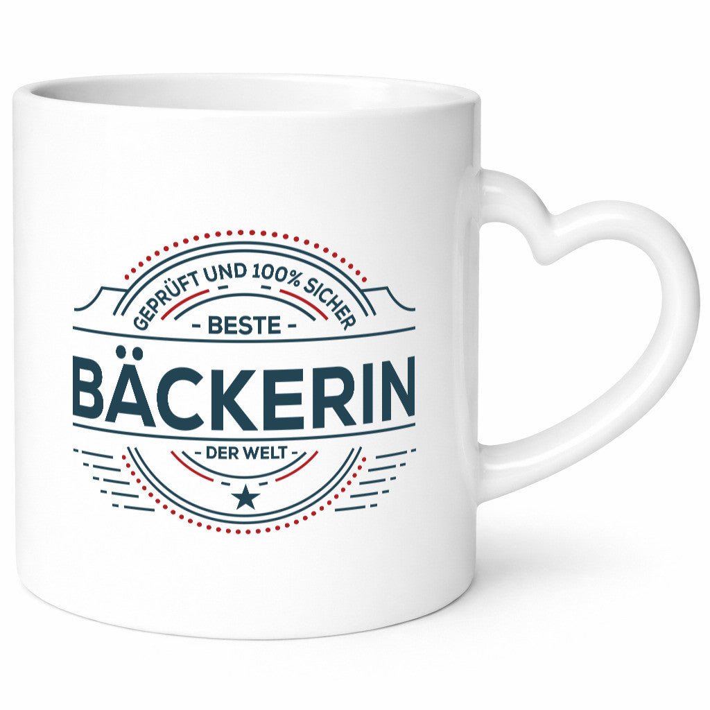 Geprüft und sicher: Bäckerin | Bäckerei Frauen Backen Geschenk Humor