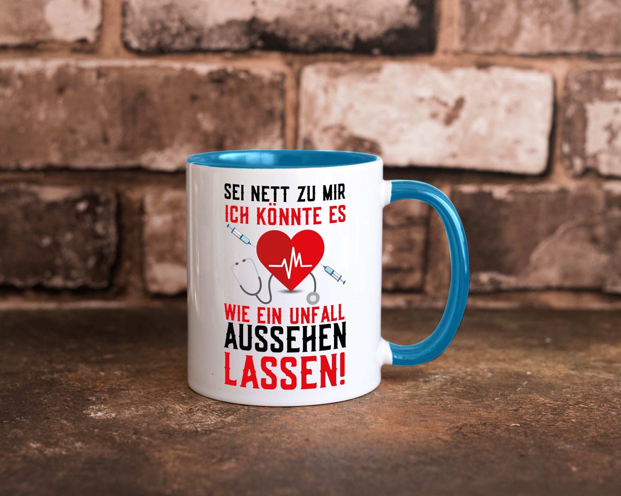 Sei nett zu mir | Krankenschwester Arzt Klinik Spritze v2 lustig Humor