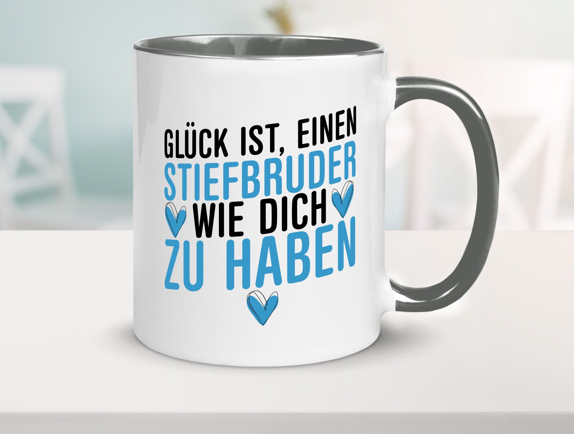 Stiefbruder wie dich | Glück lieber Bruder Geburtstag Geschenkidee Humor Tasse