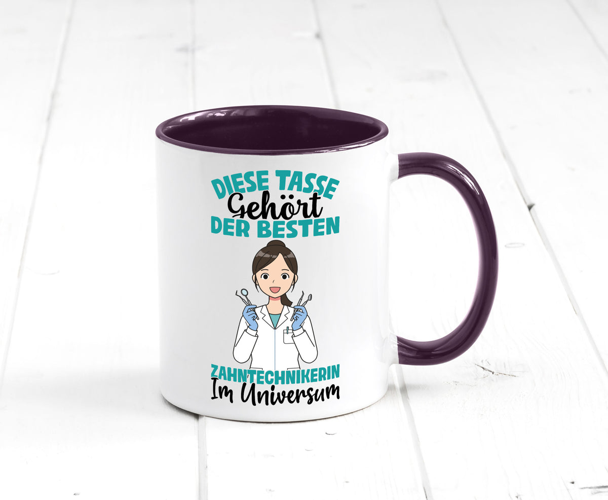 Im Universum: Zahntechnikerin | Zahnmedizin Humor Geschenkidee Tasse
